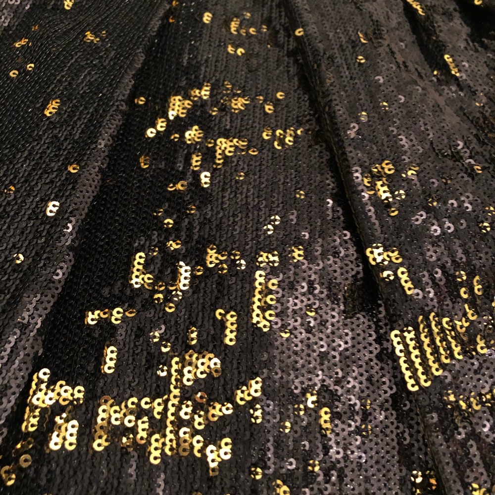 Two tone sequence party dress - Picture 5 of 8